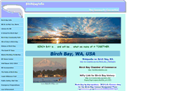 Desktop Screenshot of birchbayinfo.org